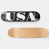 USA 8 1/4" Skateboard Dek (Horizontaal)