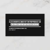 USA, 8,9 x 5,1 cm Visitkort Visitekaartje (Voorkant)