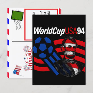 USA 94 WK-erfenis & 4 juli 2026 voetbal Feestdagenkaart
