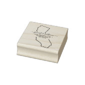 USA Address Business Signature California Rubberstempel (Stempel)