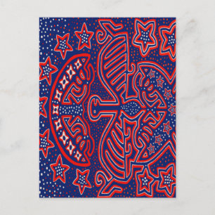 USA Adelaar Democratische Patriot Briefkaart