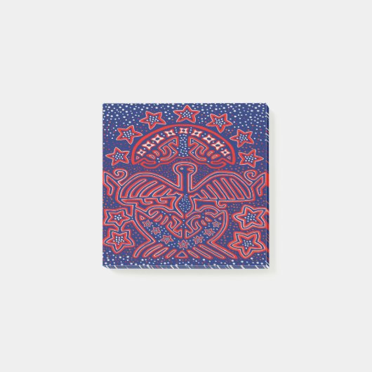 USA Adelaar Democratische Patriot Post-it® Notes (Voorkant)