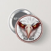 USA Adelaar Ronde Button 5,7 Cm (Voorkant /achterkant)