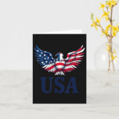 Usa Adelaars Ontwerp Met Vlag Amerikaanse Patriott Kaart (Gele Bloem)