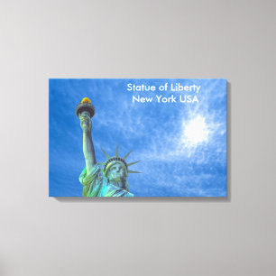 USA Afbeelding voor gewikkeld-canvas Canvas Afdruk
