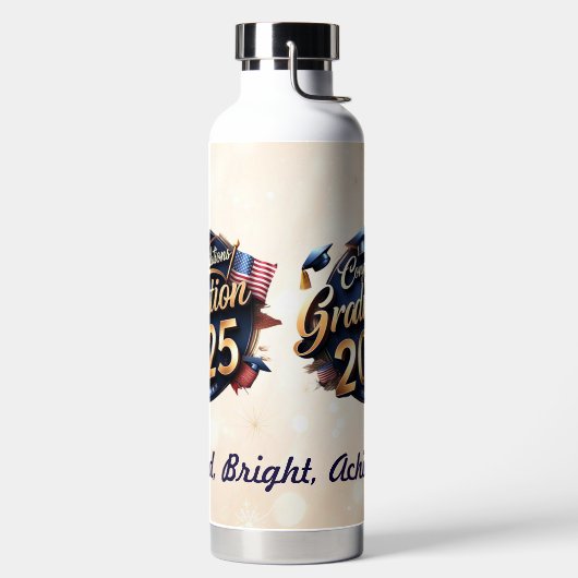 "USA Afstuderen Design" Waterfles (Links)