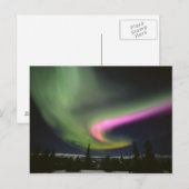 USA, Alaska, Chena Hot Springs. Aurora 2 Briefkaart (Voorkant / Achterkant)