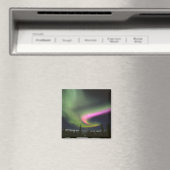 USA, Alaska, Chena Hot Springs. Aurora 2 Magneet (Insitu (Vaatwasser))