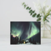 USA, Alaska, Chena Hot Springs. Aurora Briefkaart (Staand voorkant)