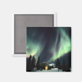 USA, Alaska, Chena Hot Springs. Aurora Magneet (Voorkant / Achterkant)