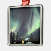 USA, Alaska, Chena Hot Springs. Aurora Metalen Ornament (Links)