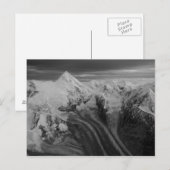 USA, Alaska, Denali National Park, Aerial uitzicht Briefkaart (Voorkant / Achterkant)