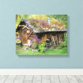 USA, Alaska, Denali National Park, Kantishna. Canvas Afdruk (Insitu (Houten vloer))