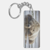 USA, Alaska, Katmai National Park, Brown Beer Sleutelhanger (Voorkant Links)