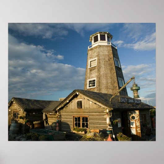 USA, ALASKA, KENAI PENINSULA, HOMER: Homer Spit Poster (Voorkant)