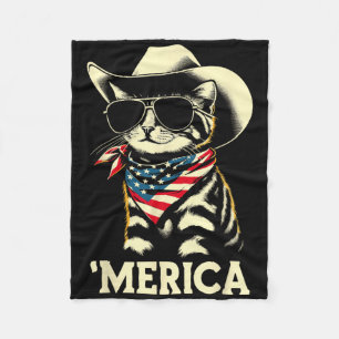 USA America Cat 4 van juli Mannen Vrouwen Kinder F Fleece Deken