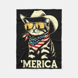 USA America Cat 4 van juli Mannen Vrouwen Kinder F Fleece Deken