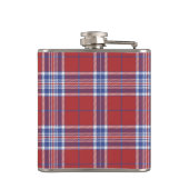 USA America Clan Tartan Patroon Heupfles (Achterkant)