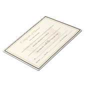 USA America Crown Certificates-Award Notitieblok (Schuin)