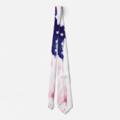 *~* USA America Flag Old Glory Patriotic Abstract Stropdas (Achterkant)
