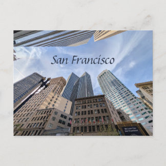 USA America San Francisco City Skyline Scene View Briefkaart
