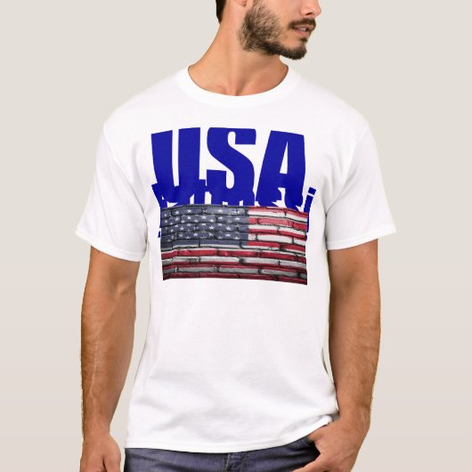 USA AMERICA T-SHIRT (Voorkant)