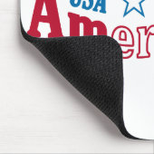 USA AmeriCAN! aangepaste mousepad Muismat (Hoek)