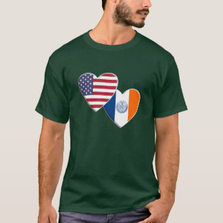 USA American City Of New York City NYC Flag friend T-shirt