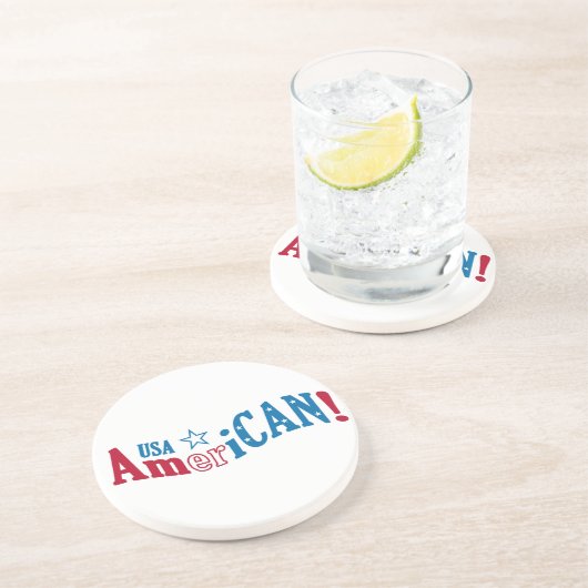 USA AmeriCAN! custom onderzetter (Zijkant)