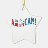 USA AmeriCAN! custom ornament (Links)