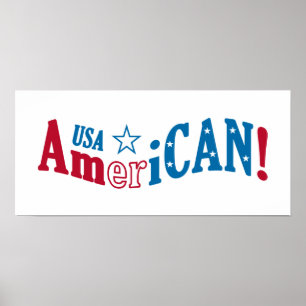 USA AmeriCAN! custom poster