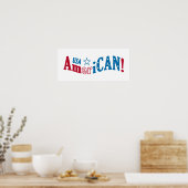 USA AmeriCAN! custom poster (Keuken)