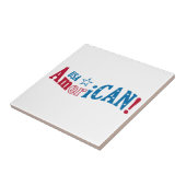 USA AmeriCAN! custom tegel Tegeltje (Zijkant)
