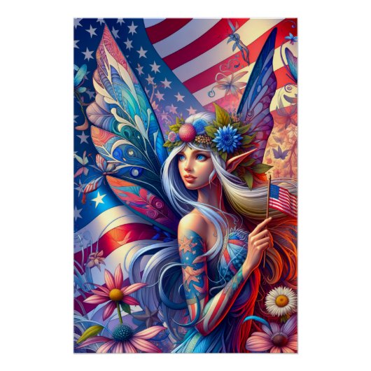 USA American Fairy Perfect Poster (Voorkant)