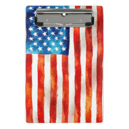 USA American Flag Patriot 4th of July Parade Vet Mini Klembord