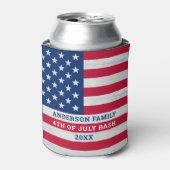 USA American Flag Red White Blue , 4 juli Blikjeskoeler (Blikje Voorkant)