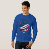 USA AMERICAN FLAG SWEATSHIRT (Voorkant volledig)