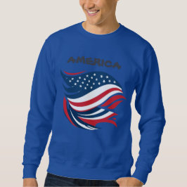 USA AMERICAN FLAG SWEATSHIRT
