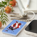 USA - American Flag Within America Sleutelhanger<br><div class="desc">* Several shape and style options * Both sides of the double sided key ring can be personalized. * Add the background color of your choice * Add text and/or a photo, or remove text option. * Click on the "Customize It" tab to get started. * Currently, this design can...</div>