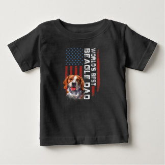 usa american flag worlds best beagle dad