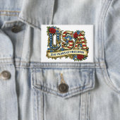 USA America's 250th Anniversary Button (Insitu)