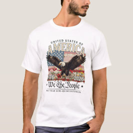 USA Amerika 250e Verjaardag Adelaar T-shirt