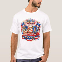 USA Amerika 250ste Verjaardag Aquarel Patriottisch
