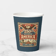 USA Amerika 250ste Verjaardag Vintage Patriottisch