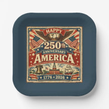 USA Amerika 250ste Verjaardag Vintage Patriottisch