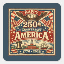 USA Amerika 250ste Verjaardag Vintage Patriottisch