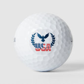 USA Amerika Vlag Ontwerp Golfballen