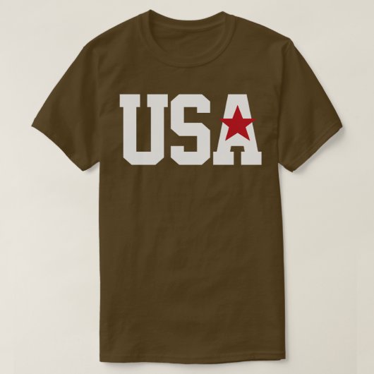 USA Amerikaans T-shirt (Design voorkant)