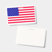 USA Amerikaans US Vlag Horizontale Speldje Badge (Voor- en achterkant)
