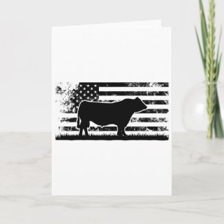 Usa Amerikaanse Vlag - Amerika Koe Black Angus Ran Kaart